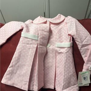 Bonnie Jean Pink Polka Dot Formal Dress